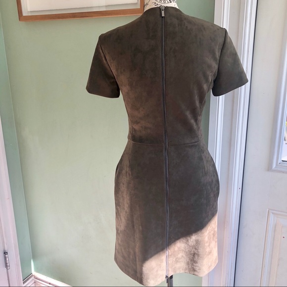 ❣️ FINAL SALE 🤍 NWT French Connection “Suedette” faux suede dress - Picture 3 of 9